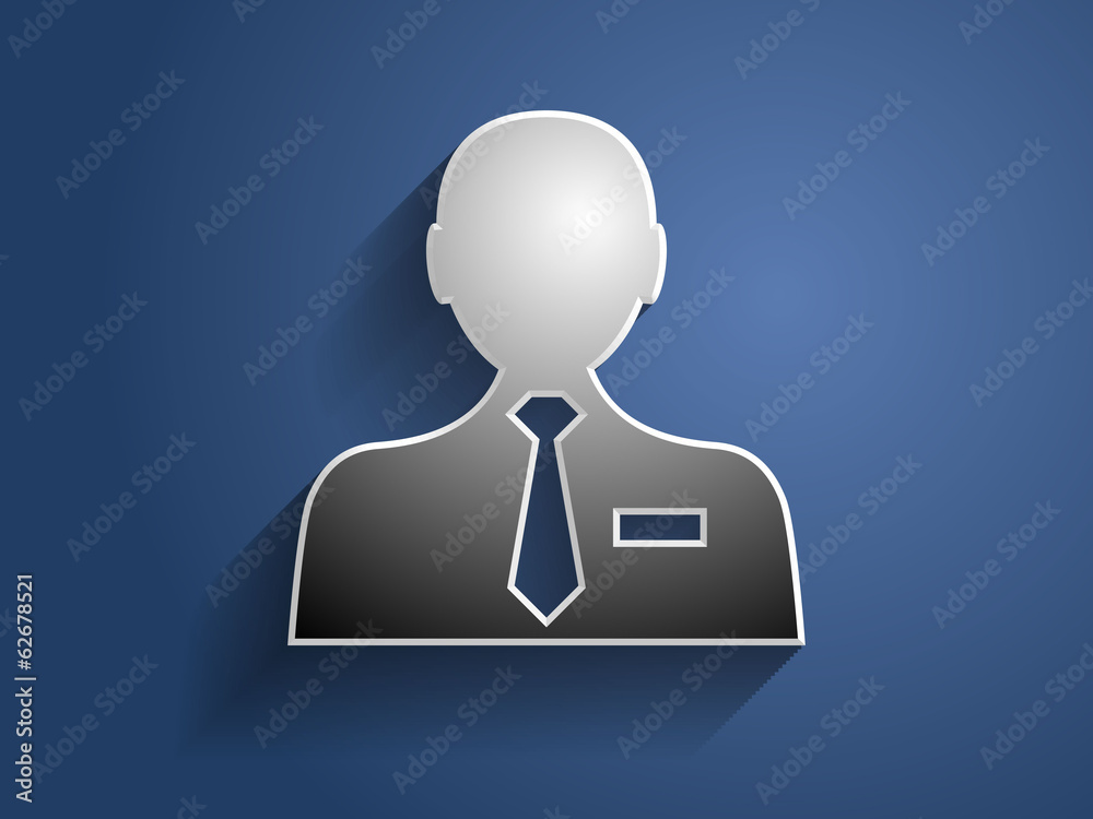 3d Vector illustration of  businessman icon