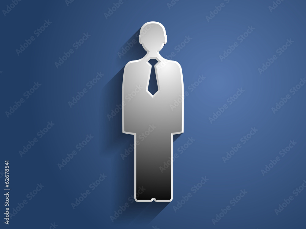 3d Vector illustration of businessman icon 3d Vector illustration of businessman icon