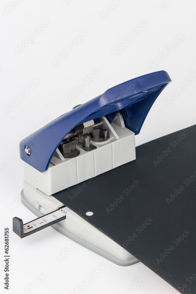 Office Puncher Unit isolated on white background Office Puncher Unit isolated on white background