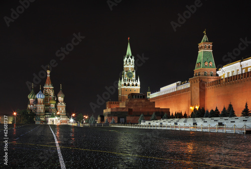 Красная площадь в Москве. Россия