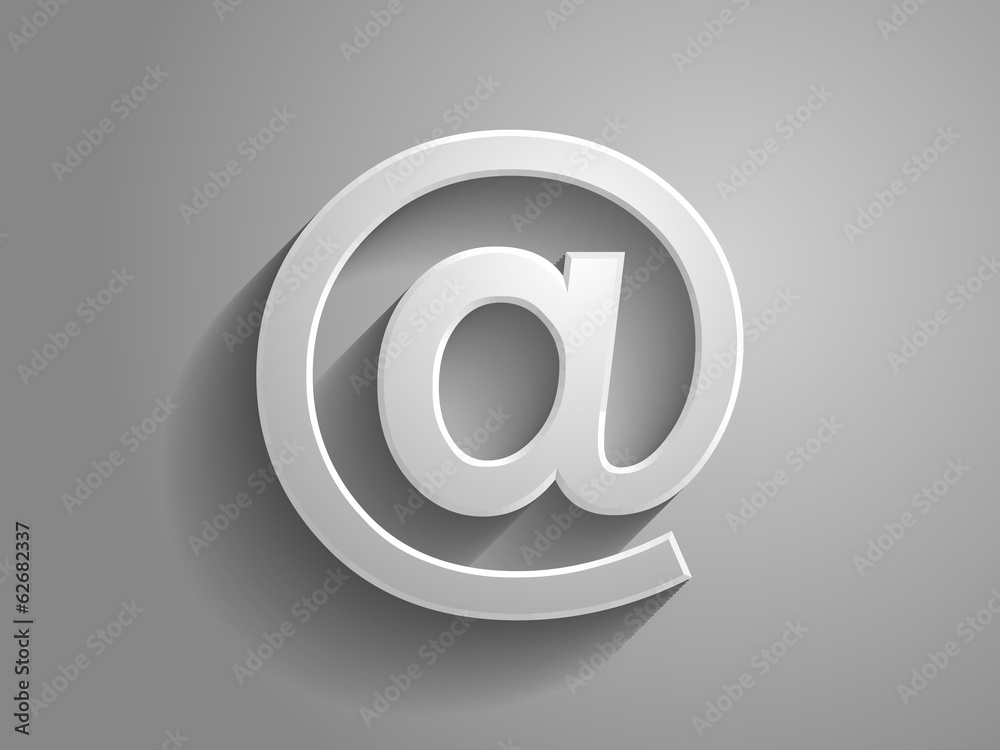 3d Vector illustration of email icon 3d Vector illustration of email icon