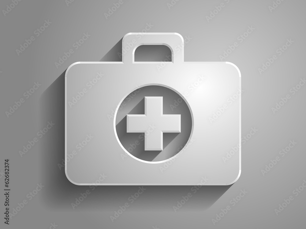 Fototapeta premium 3d Vector illustration of ambulanse icon