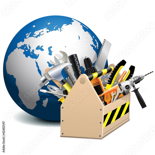 Vector Toolbox with Globe