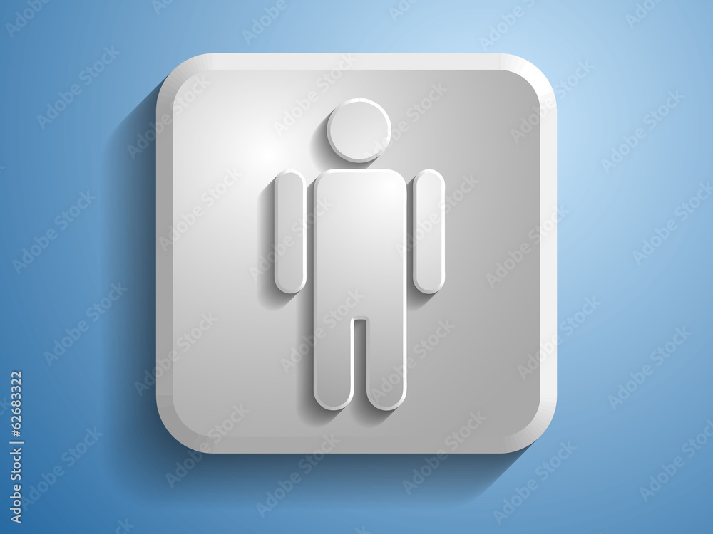 3d Vector illustration of businessman icon 3d Vector illustration of businessman icon
