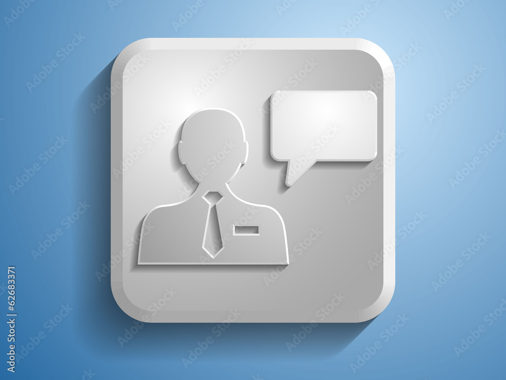 3d Vector illustration of businessman icon 3d Vector illustration of businessman icon