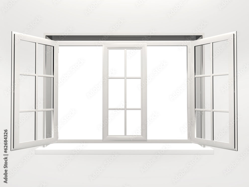 Opened window Opened window