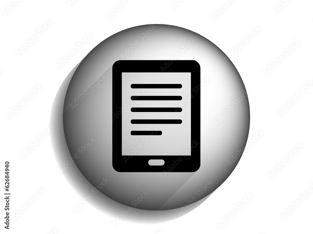 Flat long shadow icon of touchpad Flat long shadow icon of touchpad
