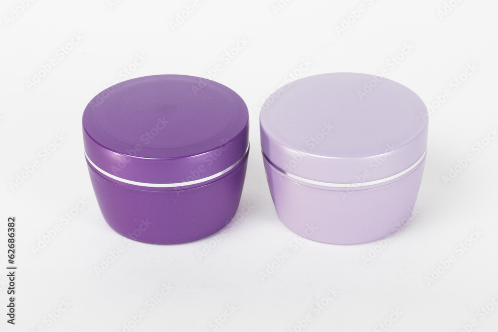 cosmetics on the white background cosmetics on the white background