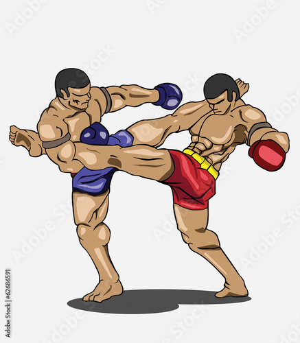 Muay thai. Martial art