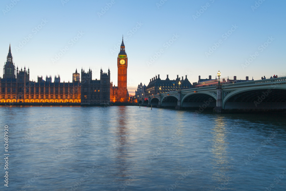 Obraz premium Evening in London.