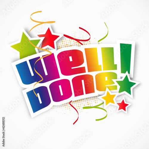 Well done - Bravo