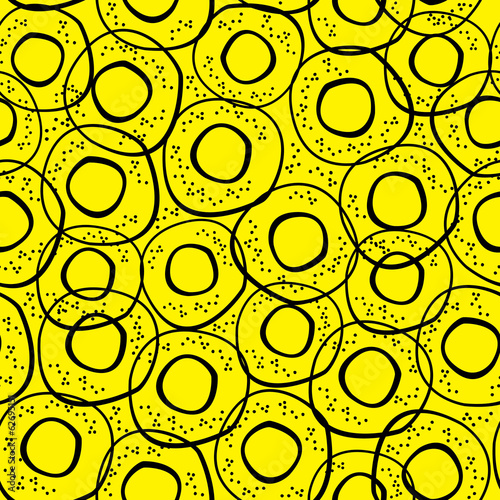 bagels with poppy seamless pattern