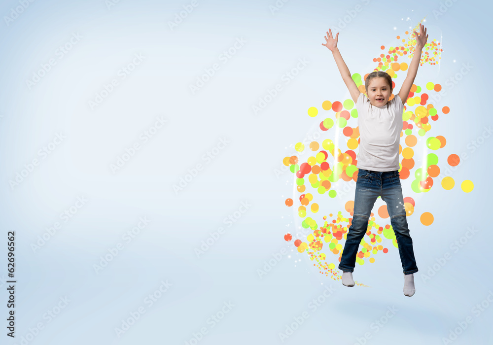 girl jumping