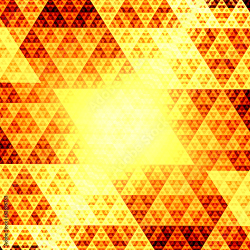 Glowing Sierpinski Fractal photo