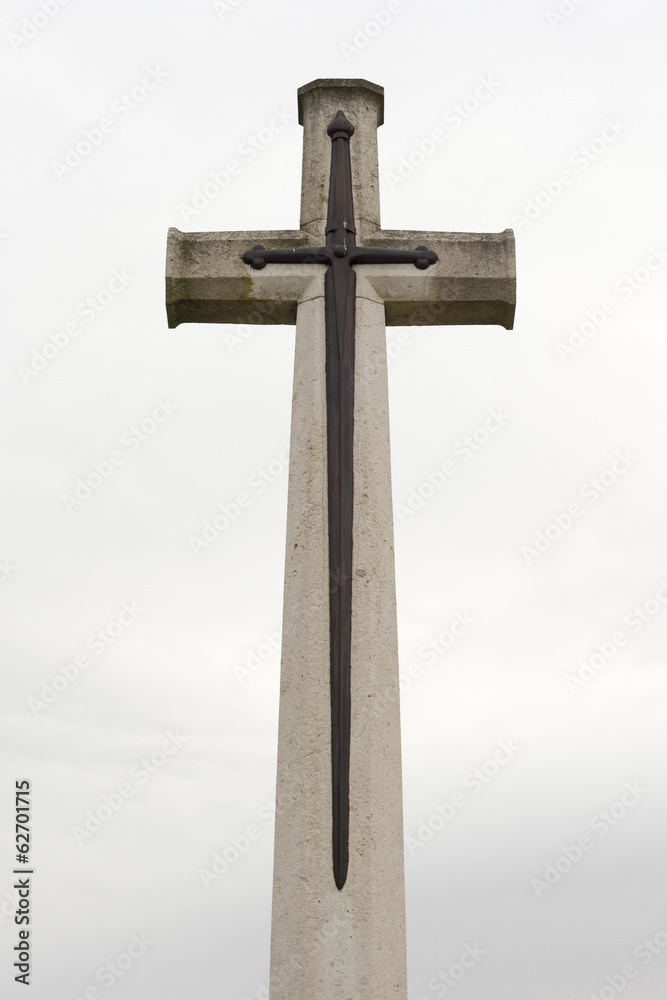 Flanders memorial cross cemetery remembering Great War