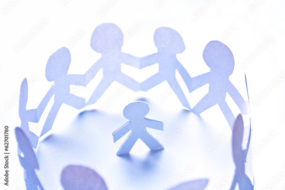 Fellowship, protection and leadership concept. Fellowship, protection and leadership concept.