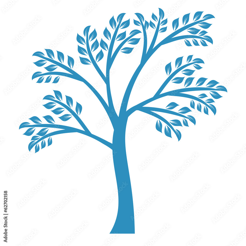 Obraz premium Art tree silhouette