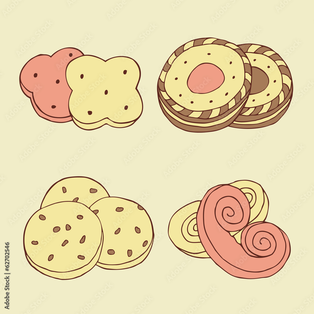 cookie collection vector cookie collection vector