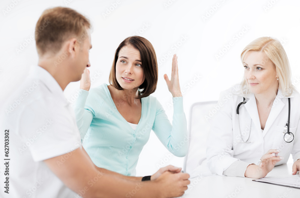 doctor with patients in cabinet doctor with patients in cabinet
