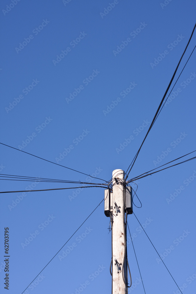 Telegraph pole