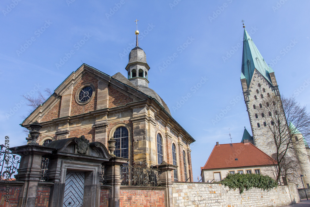 Fototapeta premium paderborner dom germany
