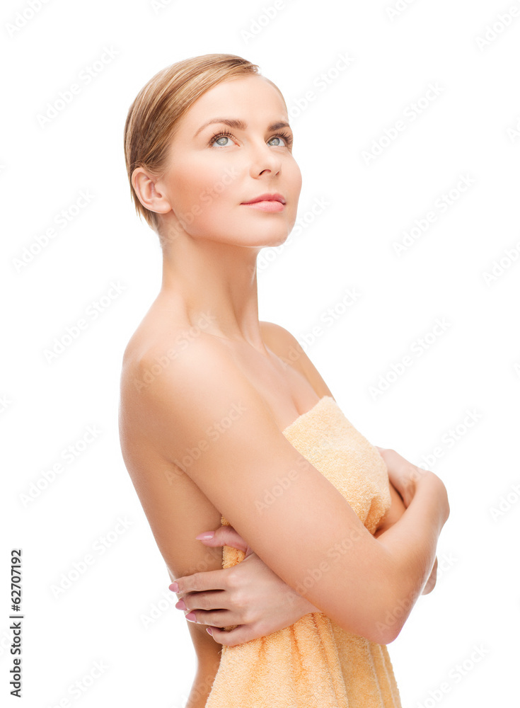 beautiful woman in towel beautiful woman in towel