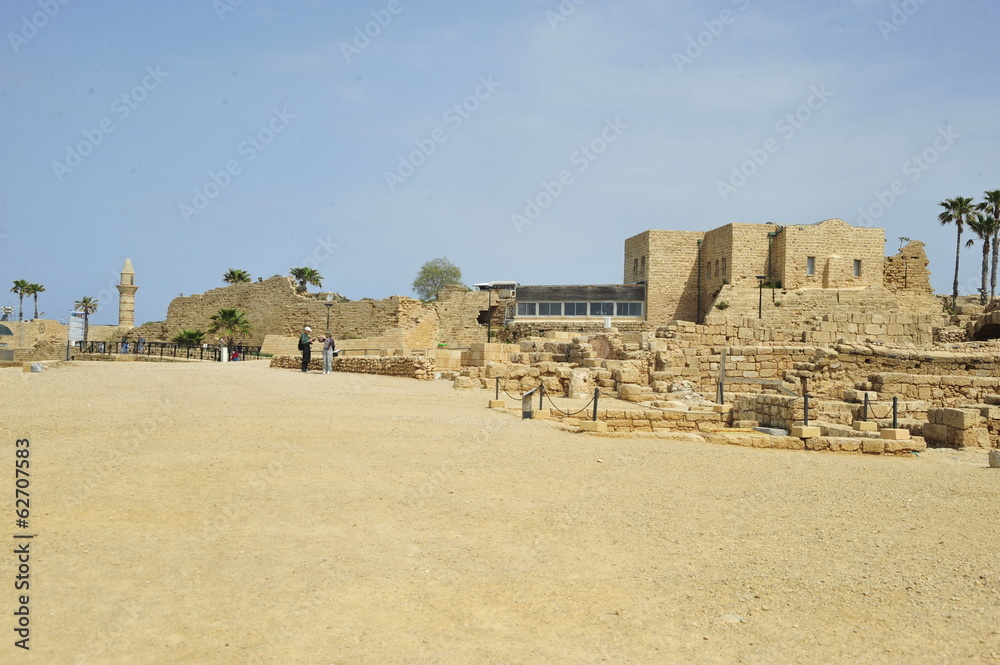 The Caesarea National Park, Israel The Caesarea National Park, Israel