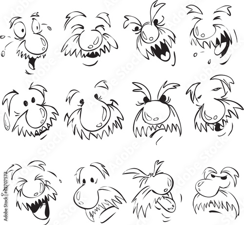 Old Men Facial Expression