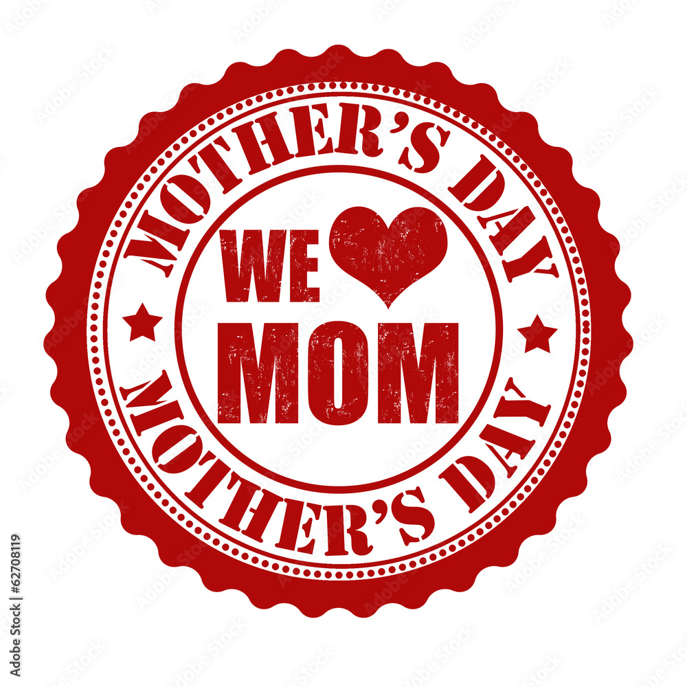 Happy mother's day stamp