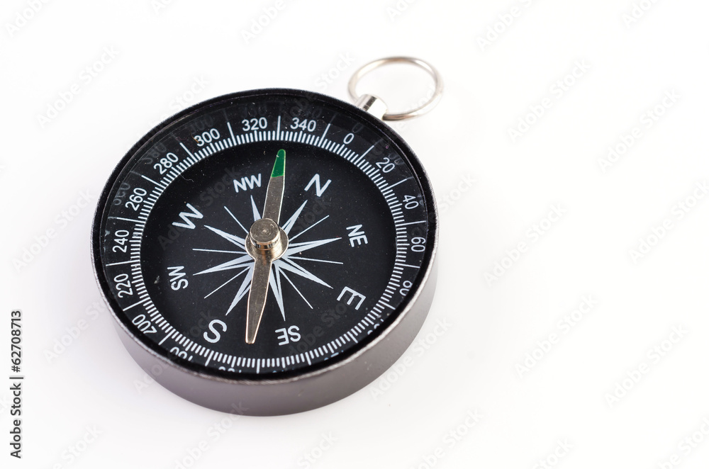 Compass isolated on white background