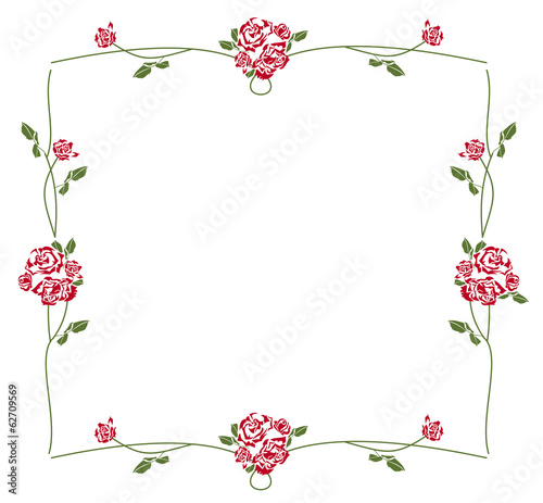 Roses frame
