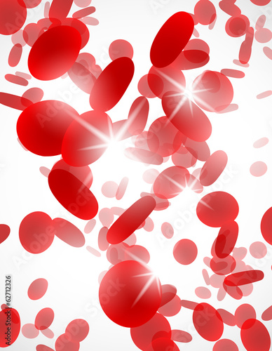 background with red blood cells