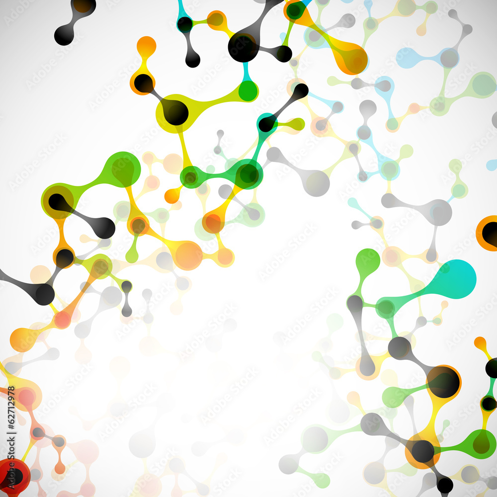 beautiful structure of the DNA molecule