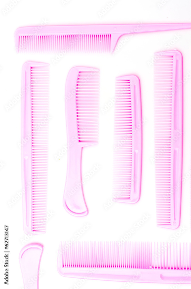 comb isolated white background