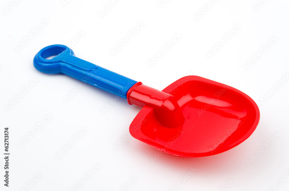 Sand beach toys isolated white background Sand beach toys isolated white background
