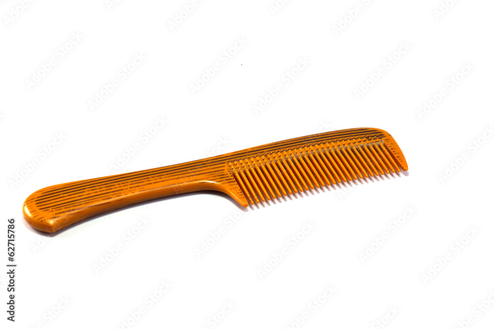 comb on white background comb on white background