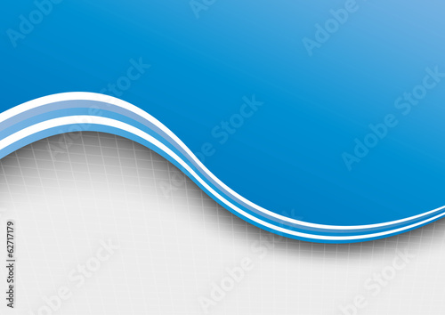Abstract blue background. Vector