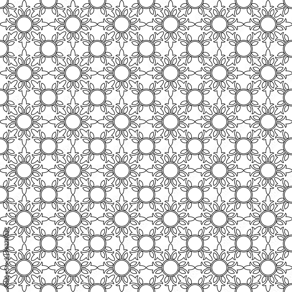 Floral seamless delicate pattern background