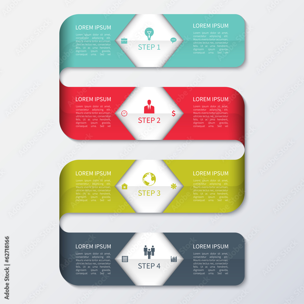 Modern Colorful Business Infographics Template