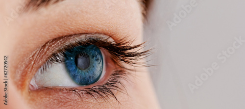 pretty lady wearing makeup for eyes