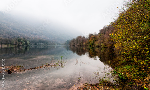 Ghirla Lake in autumn