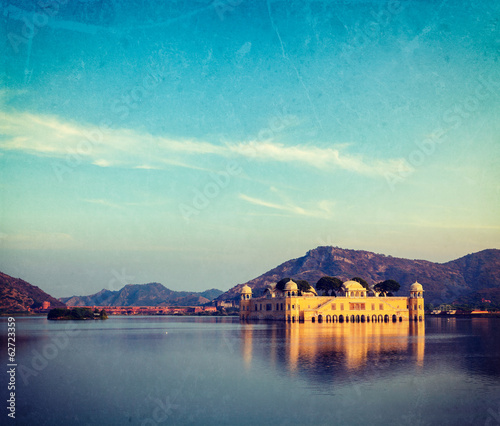 Jal Mahal (Water Palace). Jaipur, Rajasthan, India