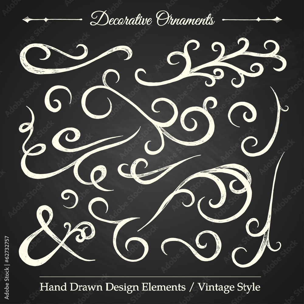 DECORATIVE ORNAMENTS - halkboard 3 DECORATIVE ORNAMENTS - halkboard 3