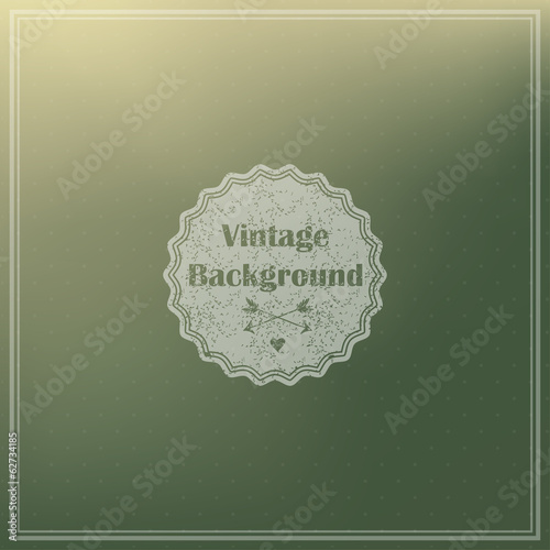 Soft blured background with retro style sign