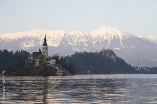 Santa Maria Church in Lake Bled photo