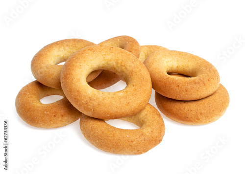 Bagels isolated on a white background