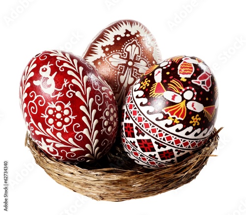 Easter eggs in a nest © Piotr Michniewicz