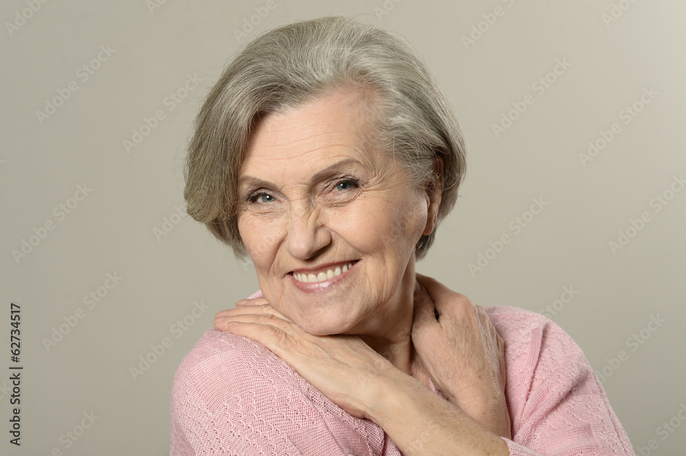 Elderly woman portrait