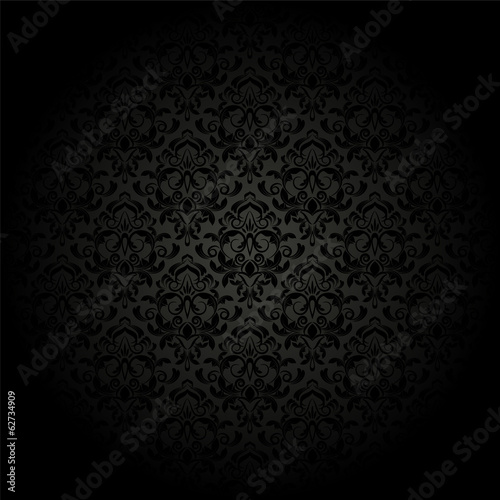 damask pattern. vector seamless wallpaper. flower background