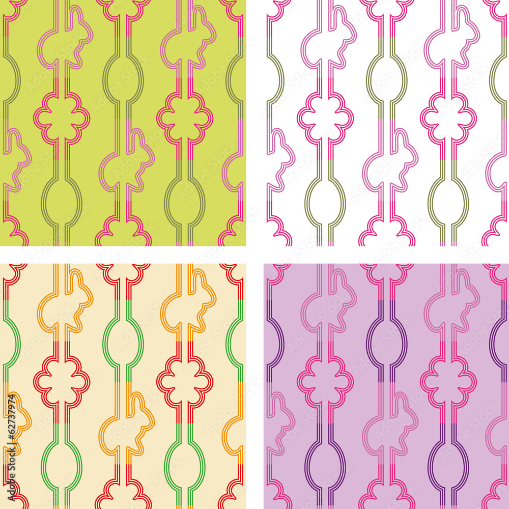 Set of seamless Easter vector paper
